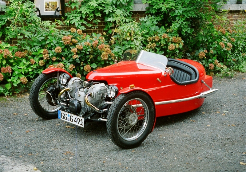 Threewheeler Frank Just Motorenteilebearbeitung